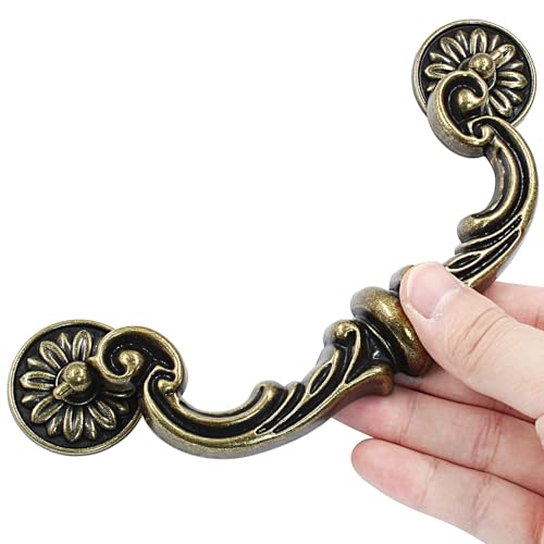 Biaungdo 8 Pcs 6 Inch Zinc Alloy Vintage Drop-Down Bail Pull Handles