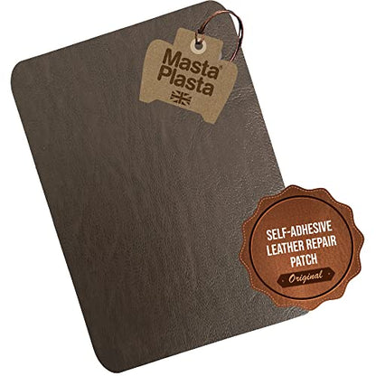 Self Adhesive Leather Repair Patch for Couch, Car Seat – Mid Brown 11in×8in - color: C Mid-Brown Leather