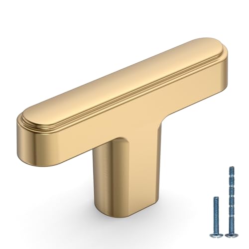 2244 10 Pack Kitchen Cabinet Knobs Champagne Bronze Dresser Drawer Knobs Kitchen Cabinet Hardware for Dresser Drawers 2244 - color: Champagne Bronze, size: knob
