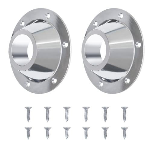 RV Table Base Mount,Camper Aluminum RV Table and Floor Mounting Base - color: Silver Aluminum - 2 Pack
