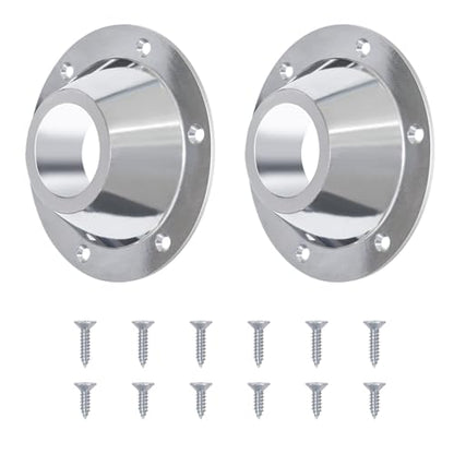 RV Table Base Mount,Camper Aluminum RV Table and Floor Mounting Base - color: Silver Aluminum - 2 Pack