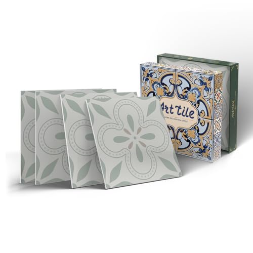 VICCI 12Pcs Tile Sticker Peel and Stick Wall Tiles Decals, 5.9x5.9 inch - color: Art-231, size: 5.9x5.9IN*12PCS