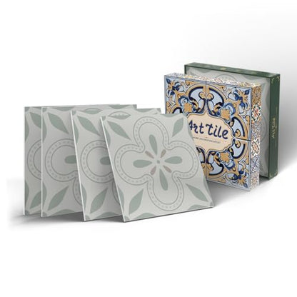 VICCI 12Pcs Tile Sticker Peel and Stick Wall Tiles Decals, 5.9x5.9 inch - color: Art-231, size: 5.9x5.9IN*12PCS