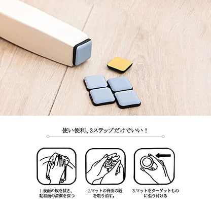 Furniture Sliders for Carpet and Hardwood Floors Adhesive Furniture Glides Sliders，Self-Stick (Teflon) Furniture Sliders Pad（8，square-30mm, 1-1/5in） - size: square30mm