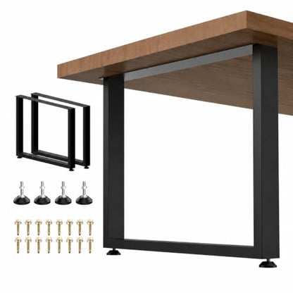 35"W×28"H Heavy Duty Metal Table Legs For Kitchen Tables, Rectangle, 2 Pack - size: 28"×35" Rectangle