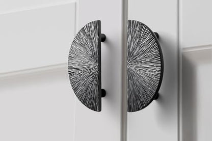 Goo-Ki 2.5''(64 mm) Hole Centers Luxurious & Sturdy Zinc Alloy Cabinet Handls,Matt Black Cabinet Pulls for Kitchen,Drawer,Cupboard & Wardrobe,6 Pack - color: Matt Black, size: 2.5'' Hole Centers