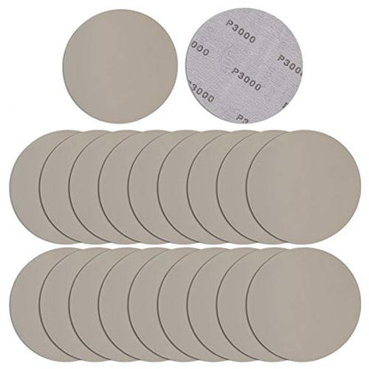 Dura-Gold 6" Wet or Dry Sanding Discs, 3000 Grit (Box of 20), Hook & Loop - size: 3000-Grit