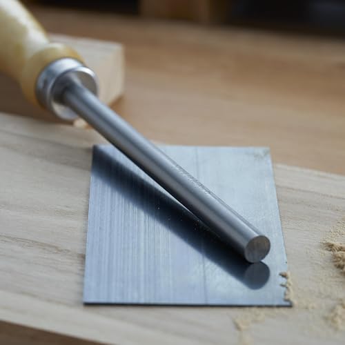 Cabinet Scraper Burnisher with 4 Piece Multi-Shaped Scraper Set 2 Rectangle 1 Curved (Convex and Concave) and 1 Gooseneck Scraper - style: 1 Burnisher+4 Multi-Shaped Scraper