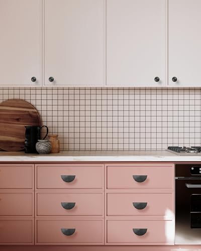 Goo-Ki 2.5''(64 mm) Hole Centers Luxurious & Sturdy Zinc Alloy Cabinet Handls,Matt Black Cabinet Pulls for Kitchen,Drawer,Cupboard & Wardrobe,6 Pack - color: Matt Black, size: 2.5'' Hole Centers