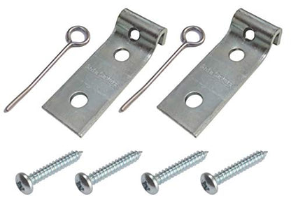 Taskar Sofa Zig Zag Spring Repair Brackets (2 Pack) - size: Quantity: 2 Kits