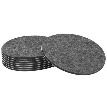 uxcell 8Pcs Non Slip Furniture Pads 6.5" Self Adhesive(Gray 0.2" Thk) - color: Grey, size: 6.5" x 0.2"