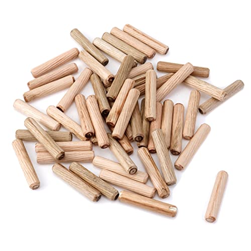 50pcs Wooden Dowel Pins 8mm x 40mm (0.31" x 1.57") - size: 8mm×40mm, style: style 3