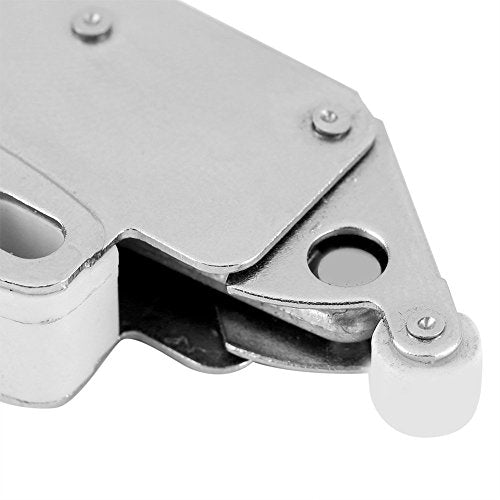 Push to Open Door Latches, Automatic Cabinet Latch Lock Set No Handle Spring Latches for Cupboard Wardrobe Furniture Sliding Doors Easy Install Hidden Touch Catch