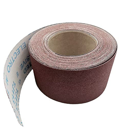 150 Grit Sandpaper Roll, 3 Inch x 49 Feet Emery Cloth Roll Aluminum Oxide Abrasive Paper Roll Continuous Sandpaper for Metalworking, Woodworker, Furniture Repair, Sanding Automotive Plumbing - size: 150 Grit