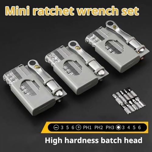 Right Angle Screwdriver, 36-Tooth Mini Ratchet Wrench, Angle Screwdriver for Tight Spaces, Low Profile Offset screwdrivers, Magnetic Ratchet Screwdrivers Repair Tool