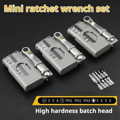Right Angle Screwdriver, 36-Tooth Mini Ratchet Wrench, Angle Screwdriver for Tight Spaces, Low Profile Offset screwdrivers, Magnetic Ratchet Screwdrivers Repair Tool