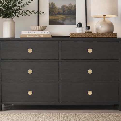 12 Pack Gold Dresser Drawer Knobs