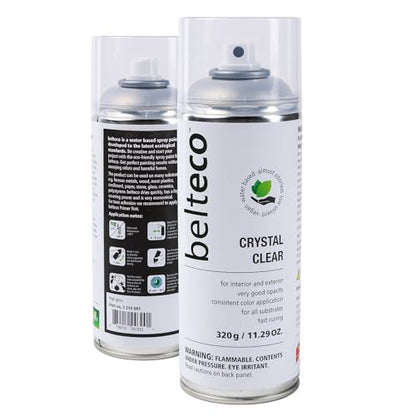 Crystal Clear High Gloss Spray Paint |Water-based Clear Spray Paint - color: Crystal Clear High Gloss, size: 11.29 Ounce (Pack of 1)