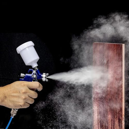 NEIKO 31207A HVLP Mini Gravity Feed Air Spray Paint Gun | 1.0 mm Nozzle Size | 125 cc - style: 1.0mm nozzle, Mini