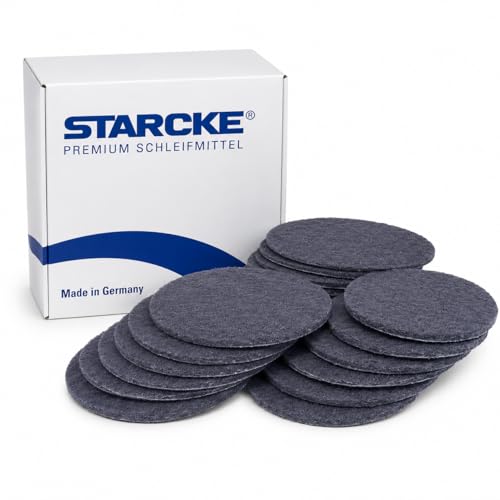 STARCKE 6 Inch Non Woven Surface Conditioning Discs Grey Ultra Fine 50 Pack - color: Ultra Fine, size: 50 Pack