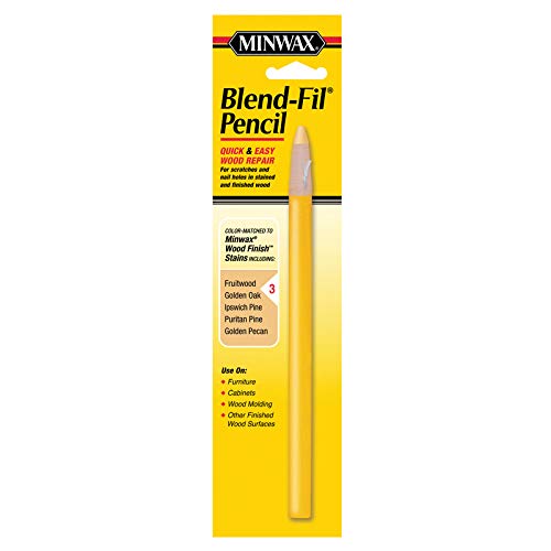 Minwax Blend-Fil No. 3 Fruitwood, Golden Oak, Golden Pecan, Pine,Puritan Wood Pencil 1 oz.