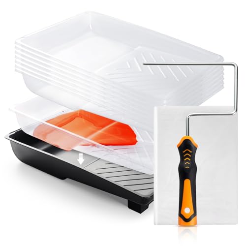 6 inch 11 Pc Paint Tray Kit with Frame & Drop Cloth