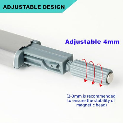Alise Push Open Catch Magnetic Touch Push Open Latch for Cabinet Door,5Pcs - size: 5 Pack
