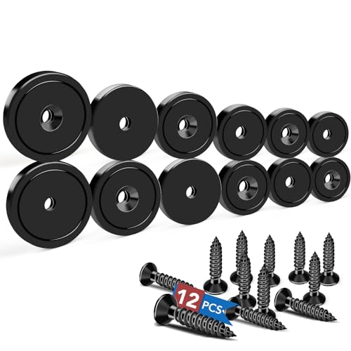 LOVIMAG Magnets Heavy Duty Neodymium Strong Magnet Imanes Fuertes 12 Pack - color: Black, size: 110lb-Mix-12p
