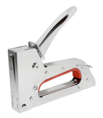 Arrow JT27 Light Duty Staple Gun for Upholstery, Crafts, Office, Fits 1/4", 5/16”, or 3/8" Thin Wire Staples.