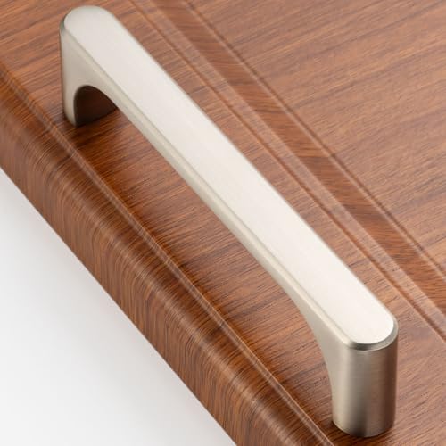 3-3/4 Inch Brushed Nickel Cabinet Pulls Kitchen Handle 10 Pack 3126 - color: Brushed Nickel, size: 3-3/4 In Hole Distance