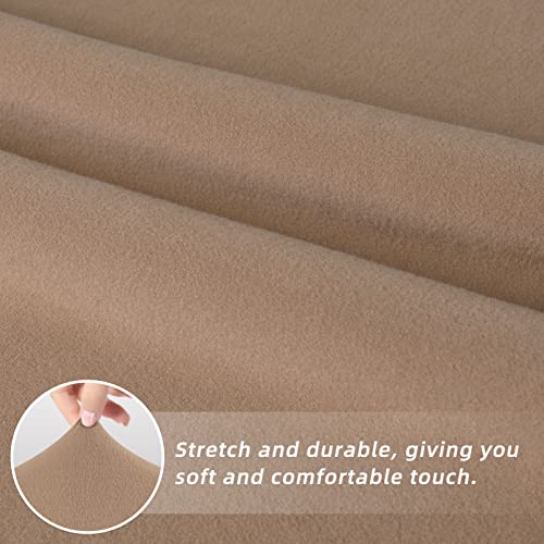 Easy-Going Stretch Dining Room Chair Slipcovers Set of 4, Camel - color: Camel