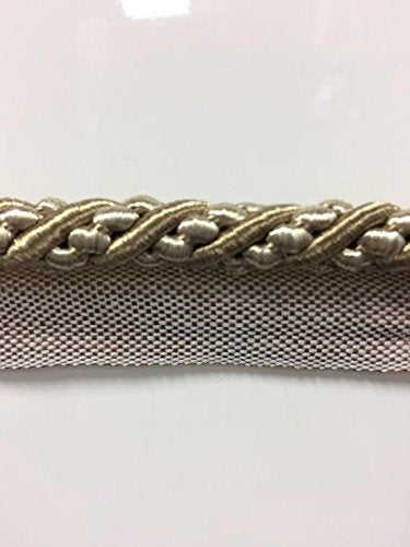 3/8" Cord Edge Lip Cord (Black/Rust & Beige) CE-3/47-3-35 Upholstery