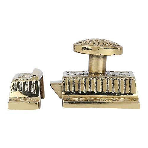 A29 Cabinet Latch, Solid Brass, Windsor Design, Polished Lacquered Finish - color: Polished Lacquered