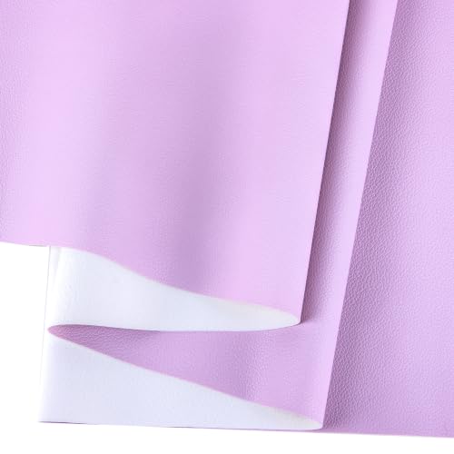 Marine Vinyl Faux Leather,12"X54" Boat Auto Upholstery DIY Projects (Light Purple, 12"X54") - color: Light Purple, size: 12"X54"