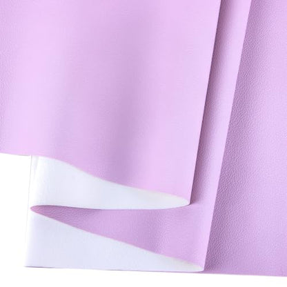 Marine Vinyl Faux Leather,12"X54" Boat Auto Upholstery DIY Projects (Light Purple, 12"X54") - color: Light Purple, size: 12"X54"