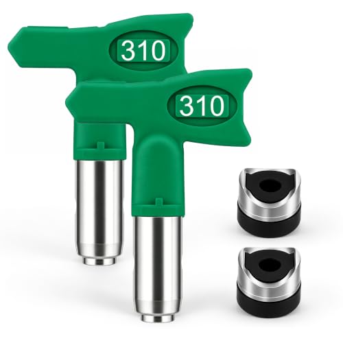 Fine Finish Low Pressure Reversible Airless Spray Tip - color: Green 310, size: Green 310