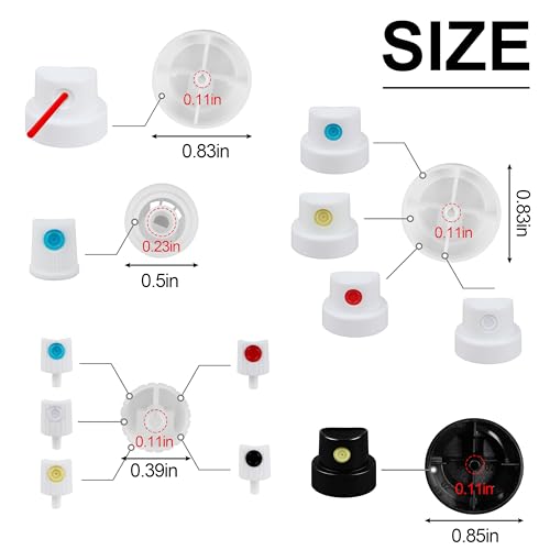 Universal Spray Paint Caps for different spray cans-Spray Nozzle-Spray