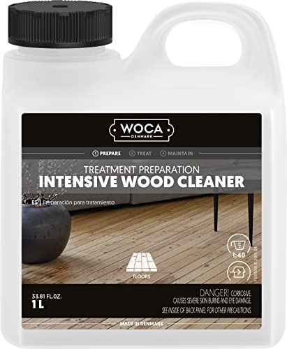 WOCA Intensive Wood Cleaner, Hardwood Floor Cleaner, 33.8 fl oz (1 L) - size: 33.8 Fl Oz (Pack of 1)