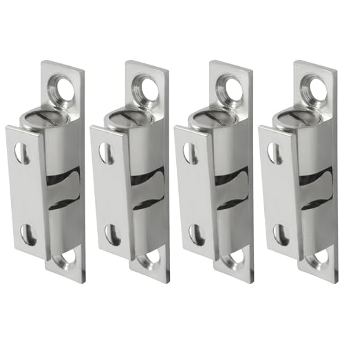 4 Pack Silver Ball Tension Roller Catch Latch, 40x23mm - color: Gold