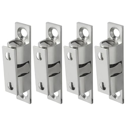4 Pack Silver Ball Tension Roller Catch Latch, 40x23mm - color: Gold