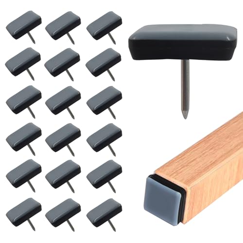 Teflon Furniture Sliders, 1 inch (25 mm) Square, 20 Pcs - size: 1 inch (25mm)
