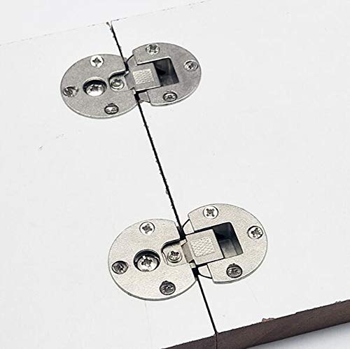 WANLIAN(2 Pieces)-90 Degree Page Turning axis Adjustable Cabinet Door Concealed Hinge Special Table Drop Down Hinge Flush Hinge