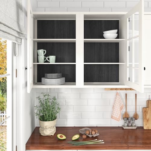 WESTICK Wood Peel and Stick Countertops Waterproof Wood Contact Paper for Cabinets 394"x12" Self Adhesive Countertop Vinyl Wrap Removable Wooden Grain Wallpaper for Kitchen Tables Drawers Walls - size: 12" x 394"