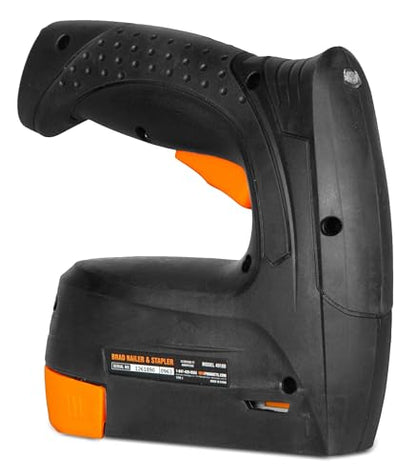 WEN 4V Max Cordless 2-in-1 5/8-Inch Brad Nailer and T50 Crown Stapler with USB Charger (49180)