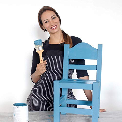 Chalk Wax Paint Brush Bundle - 5 Multi-Sized Brushes for Detailed Furniture Painting & Waxing, Compatible with Annie Sloan and Fusion Mineral Paints, Perfect for Milk Paint and Soft Wax Applications