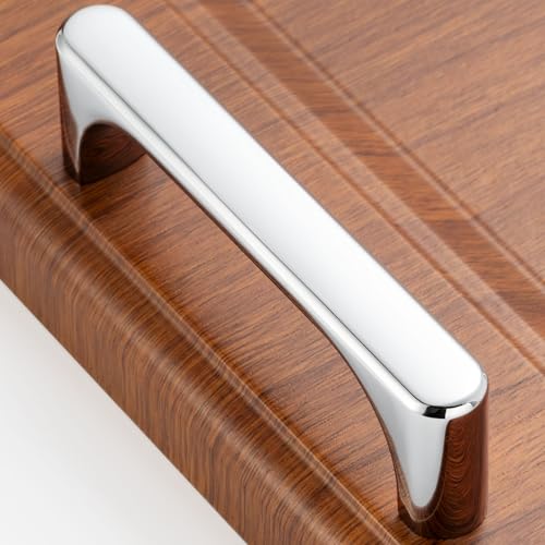 3 Inch Polished Chrome Cabinet Pulls Kitchen Handles 10 Pack 3126 - color: Polished Chrome, size: 3 In Hole Distance