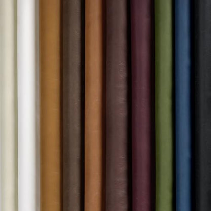 54" Marine Vinyl Upholstery Faux Leather Fabric by The Yard Waterproof - color: Brown, size: 10 Yards 54"x360"