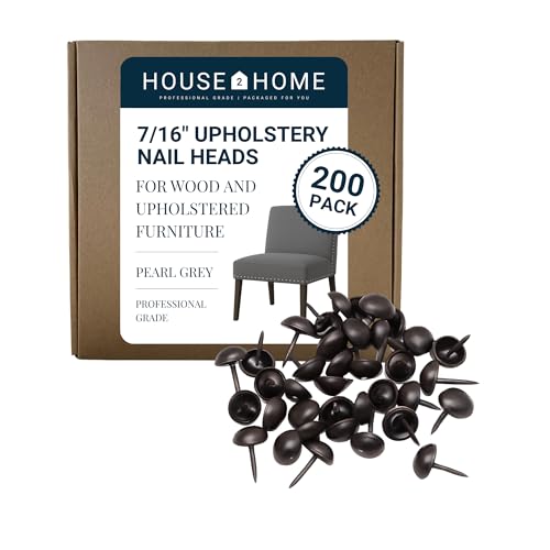 House2Home Upholstery Tacks Decorative Trim, Pearl Grey 100ct 7/16" - color: Pearl Grey, size: 100 Pack