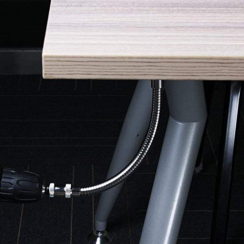 Flexible Drill Bit Extension w/Right Angle Adapter 11.5" Shaft