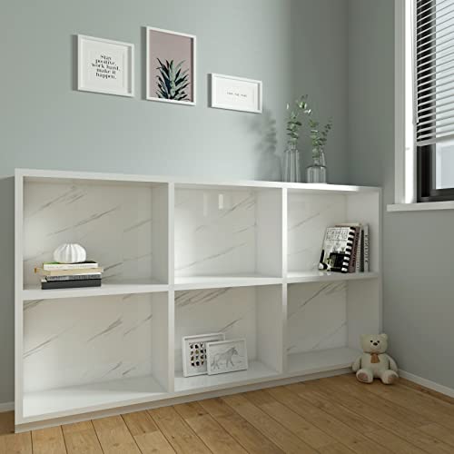 White Marble Contact Paper for Countertops Peel and Stick Marble Wallpaper - size: 17.7" x 118"